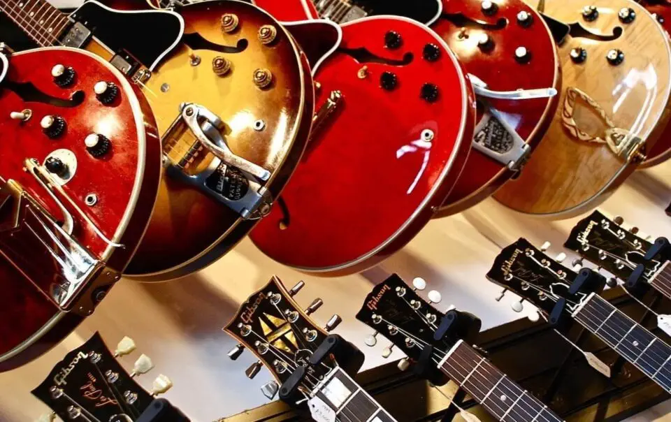 electric guitars top brands