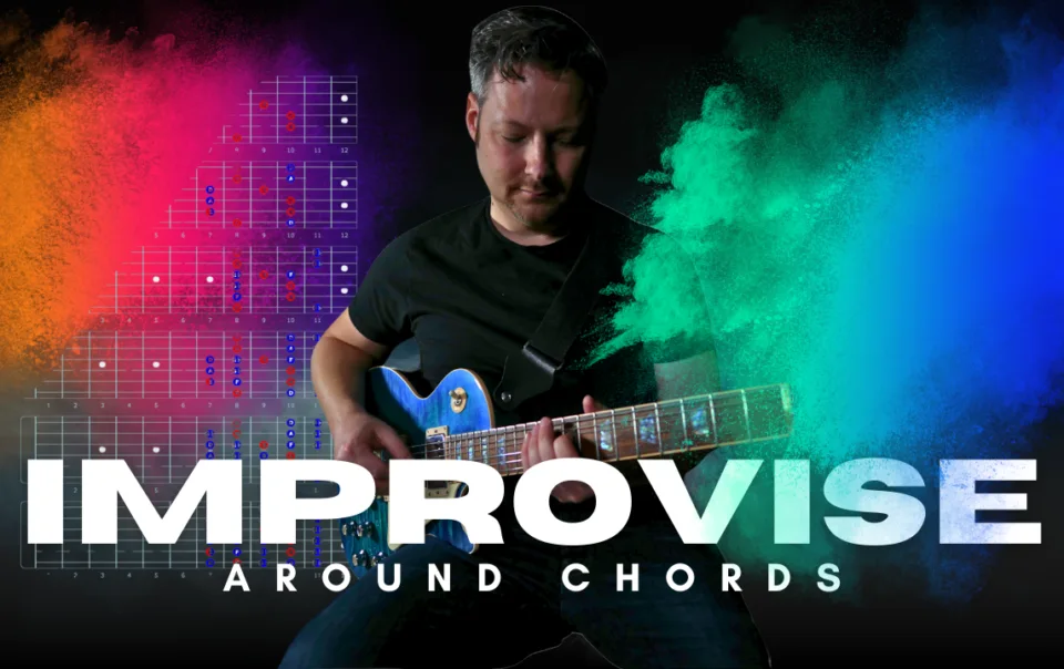 How do you improvise over chord progressions